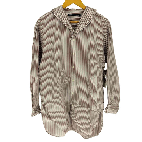 NICO nicholson&nicholson 22SS ALPS-STRIPE フリルカラー ストライプ ブラウス シャツ レディース JPN:38