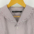 NICO nicholson&nicholson 22SS ALPS-STRIPE フリルカラー ストライプ ブラウス シャツ レディース JPN:38