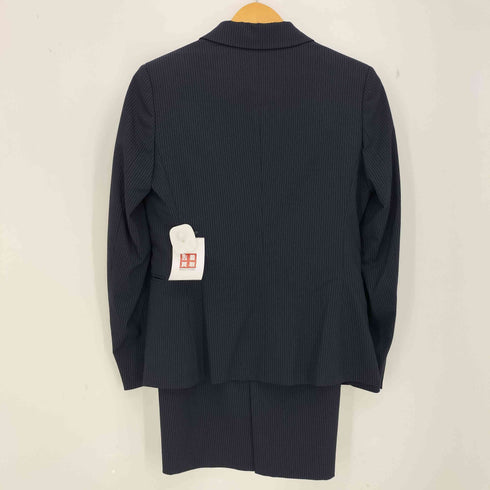 ユニクロ UNIQLO ストライプ ストレッチ ジャケット&スカート セットアップ レディース ジャケット:S / スカート 64