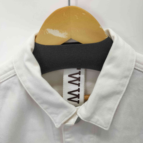 トラディショナルウェザーウェア Traditional Weatherwear UNIONCOVER101 ホワイトデニムカバーオール メンズ JPN:34