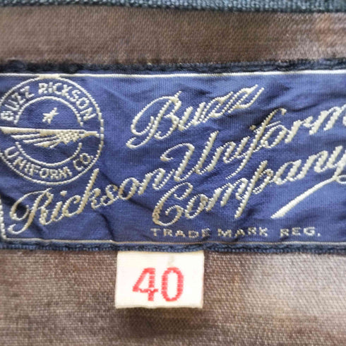 バズリクソンズ BUZZ RICKSONS SILVER KING ツアージャケット メンズ US:40