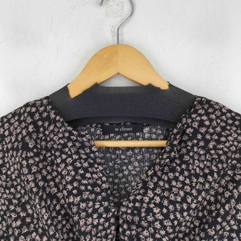 ダブルクローゼット w closet フロントクロスワンピース レディース