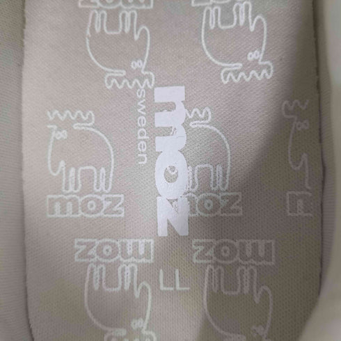 モズスウェーデン MOZ SWEDEN ロゴ レースアップスニーカー レディース LL