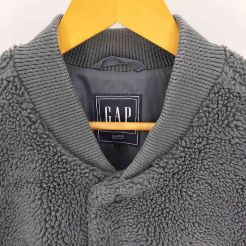 ギャップ Gap 20AW JAC LOGO SHERP ラバーロゴ シェルパ ボア ジャケット メンズ import:XL