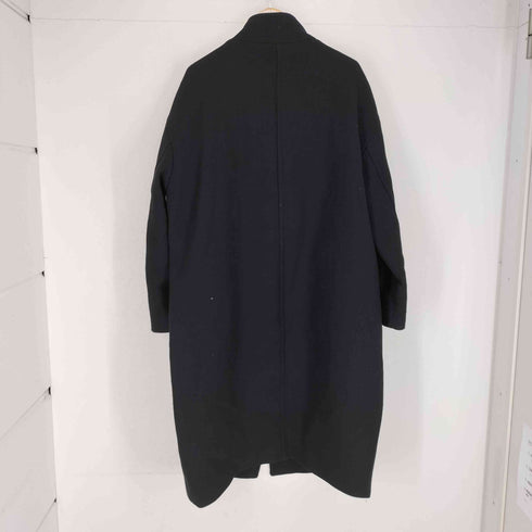 ザラ ZARA ショートカラー ウールステンカラーコート レディース L