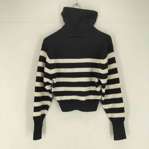 ザラ ZARA ハイネック ハーフジップ クロップド ニットセーター レディース JPN:M