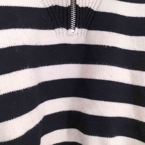 ザラ ZARA ハイネック ハーフジップ クロップド ニットセーター レディース JPN:M