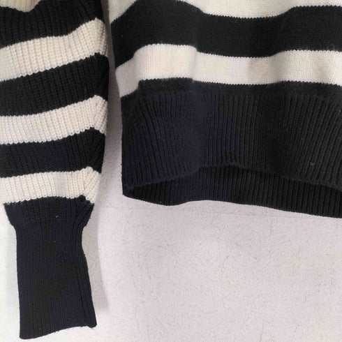 ザラ ZARA ハイネック ハーフジップ クロップド ニットセーター レディース JPN:M