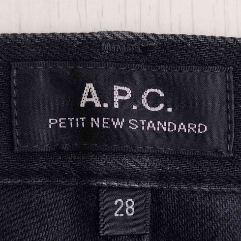アーペーセー A.P.C. ブラック スキニーデニムパンツ レディース 28