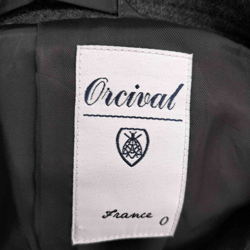 オーチバル ORCIVAL メルトンシングルフードコート レディース 0