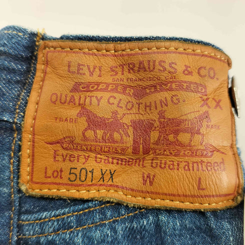 リーバイス Levis 501XX 復刻 ハイウエストワイドデニムパンツ レディース W25