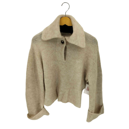 サヤカデイヴィス SAYAKA DAVIS 22AW Knit Big Collar Polo レディース JPN:S