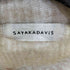 サヤカデイヴィス SAYAKA DAVIS 22AW Knit Big Collar Polo レディース JPN:S