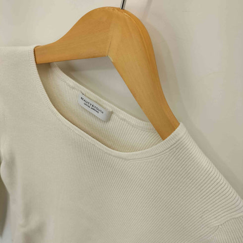 ビューティーアンドユースユナイテッドアローズ BEAUTY & YOUTH UNITED ARROWS リブクルーネックロングスリーブニットプルオーバー レディース FREE
