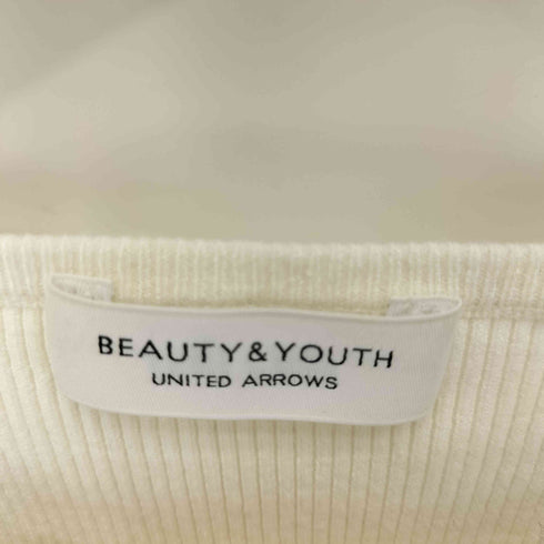ビューティーアンドユースユナイテッドアローズ BEAUTY & YOUTH UNITED ARROWS リブクルーネックロングスリーブニットプルオーバー レディース FREE