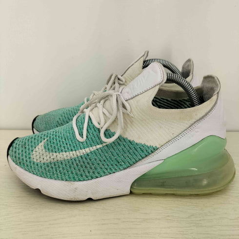ナイキ NIKE Women's Air Max 270 Flyknit Igloo White/Clear Emerald/Black レディース JPN:23.5
