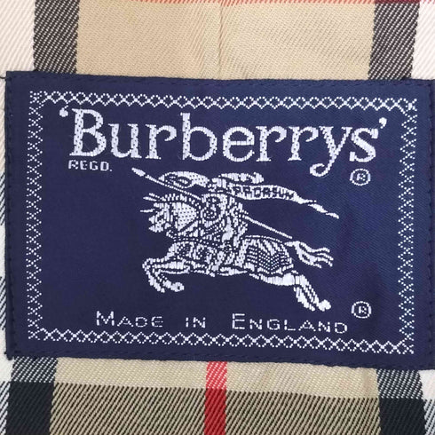 バーバリーズ BURBERRYS 70-80s 裏地ノバチェック ステンカラーコート メンズ