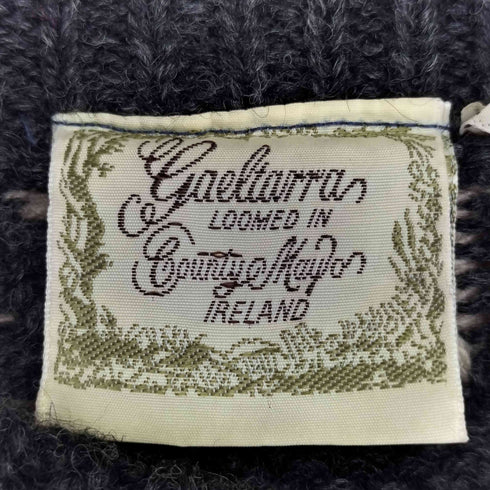 gaeltarra county mayo アイルランド製 総柄 ウール クルーネックニット メンズ 42
