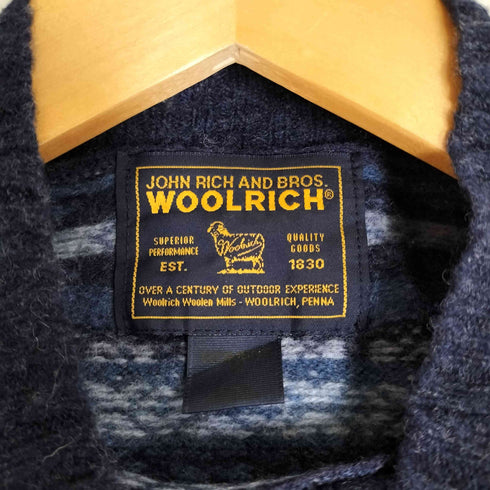 ウールリッチ WOOLRICH ノルディック柄 ウール ハイネックニット レディース import:S