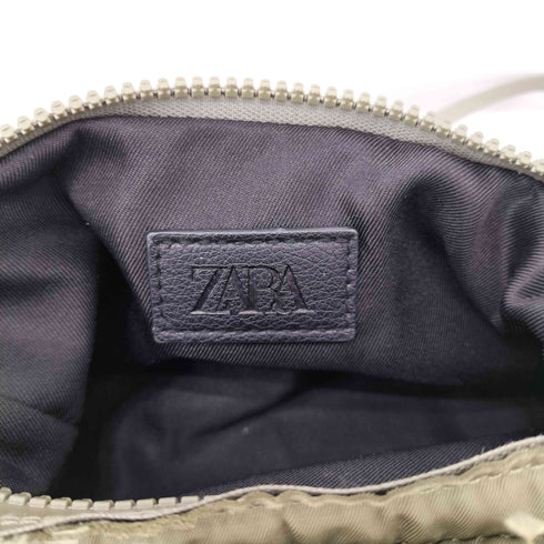 ザラ ZARA 切りっぱなし加工 ミニショルダーバッグ レディース