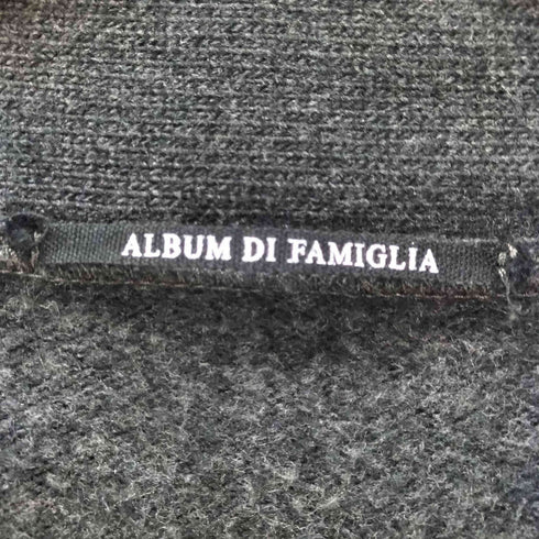 ALBUM DI FAMIGLIA イタリア製 ドロップショルダーカーディガン メンズ import:S