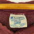 チャンピオン Champion 70s 単色青タグ MADE IN USA REVERSE WEAVE 三段プリントダメージスウェット YORK BARBELL CLUB メンズ import:L