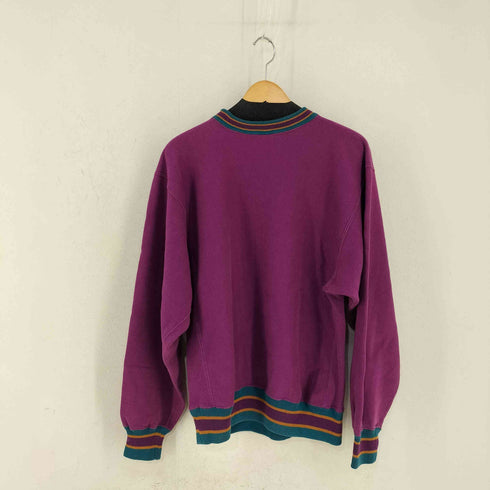 チャンピオン Champion 90s MADE IN USA 刺繍タグ REVERSE WEAVE リブラインスウェット 目あり メンズ import:L