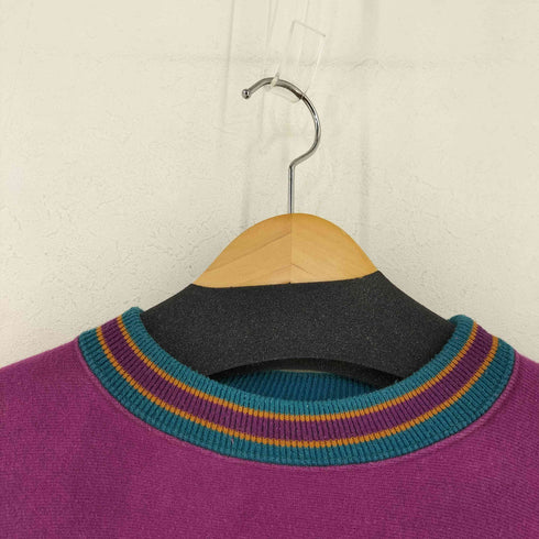 チャンピオン Champion 90s MADE IN USA 刺繍タグ REVERSE WEAVE リブラインスウェット 目あり メンズ import:L