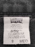 リーバイス Levis 550 ボタン裏216刻印 RELAXED FIT TAPERED LEG ブラックデニム パンツ メンズ JPN:M