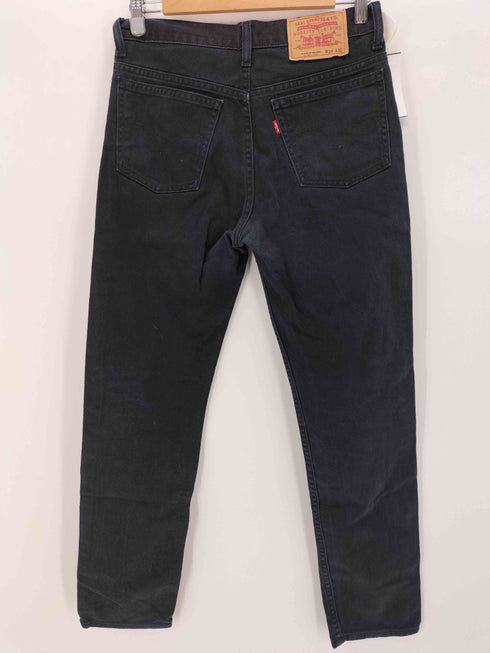 リーバイス Levis 00S ボタン裏606刻印 06年製 606-36 テーパード ブラックデニム メンズ W29 L32