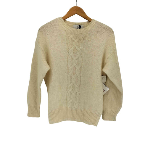 PRONTO MODA モヘヤ混 クルーネックニット レディース import:L