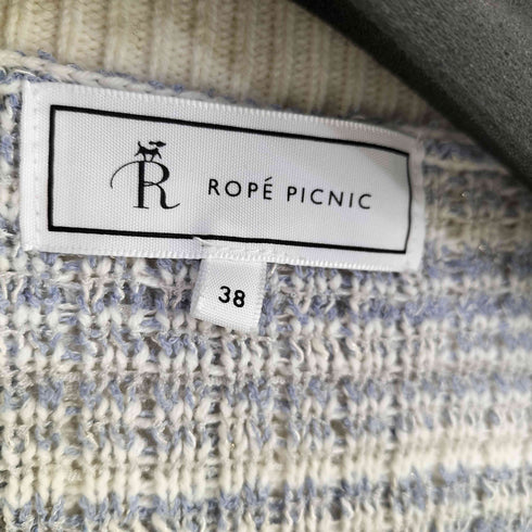 ロペピクニック Rope Picnic ツイード ニットカーディガン レディース 38