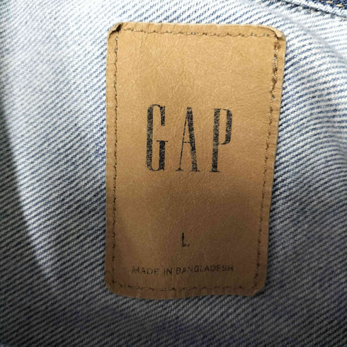 ギャップ Gap 23SS SHACKET DENIM LIGHT WASH シャケット デニム ライト ウォッシュ レディース import:L