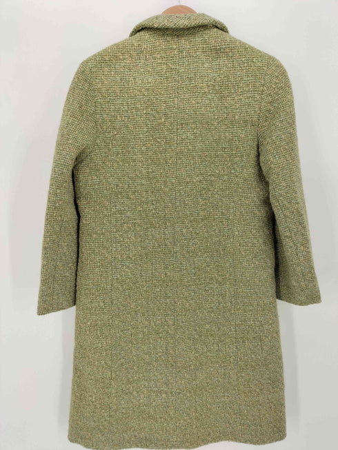 アクアスキュータム AQUASCUTUM 80S イングランド製 ツイード チェスター コート レディース