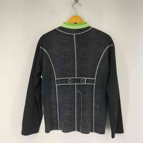ハーフジップ L/S ポロシャツ メンズ