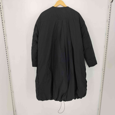 エフシーイー F/CE. ノーカラー ロング ダウンコート LONG COAT レディース S