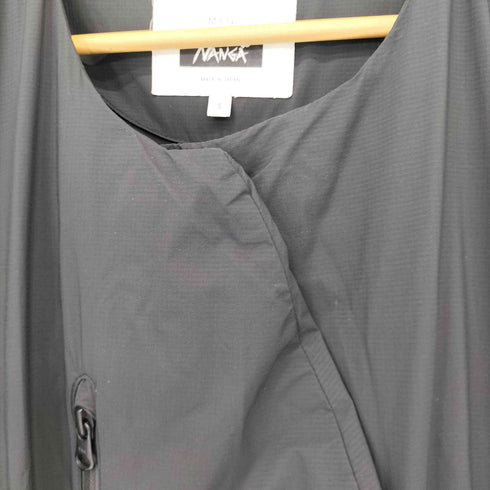 エフシーイー F/CE. ノーカラー ロング ダウンコート LONG COAT レディース S