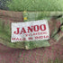 JANOO ノーカラー 総柄ジャケット メンズ
