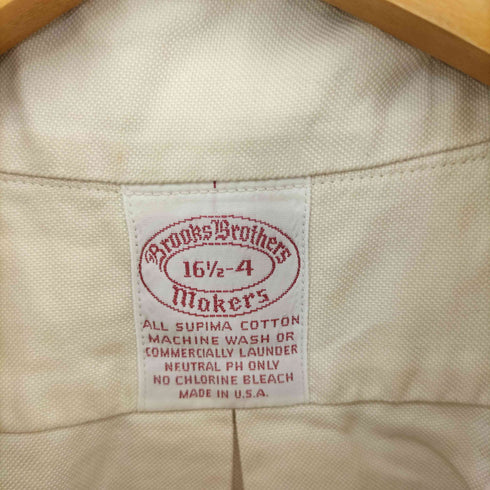 ブルックスブラザーズ BROOKS BROTHERS アメリカ製 フロントポケット BD SUPIMA COTTON L/S シャツ メンズ 16 1/2-4