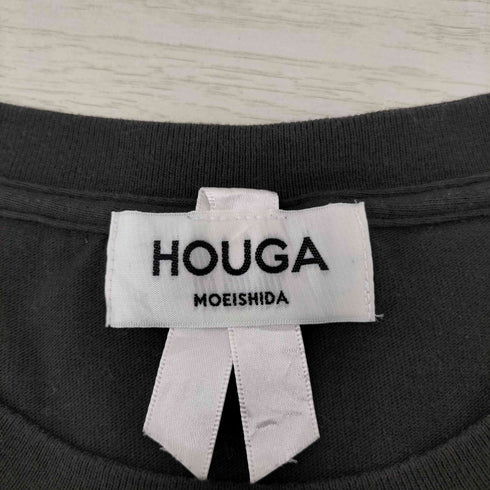 houga stoneT フロントフリルデザインTシャツ レディース