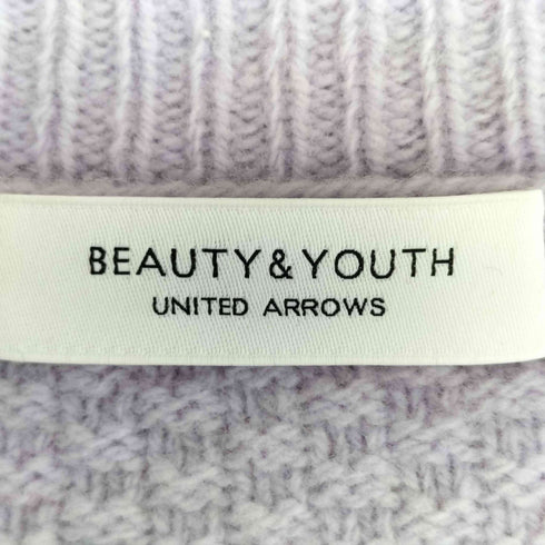 ビューティーアンドユースユナイテッドアローズ BEAUTY & YOUTH UNITED ARROWS ウールケーブルショートVネックニットプルオーバー レディース