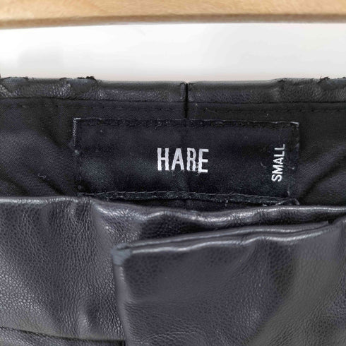 ハレ HARE フェイクレザータックパンツ メンズ JPN:S
