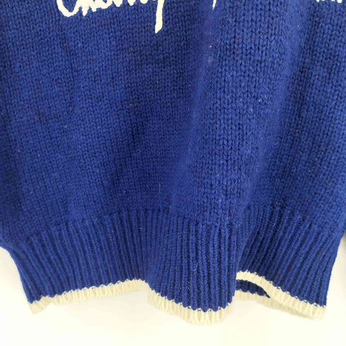 チャンピオン Champion バイカラー ロゴ ニット メンズ JPN:M