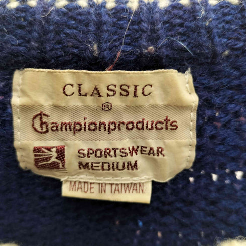 チャンピオン Champion バイカラー ロゴ ニット メンズ JPN:M