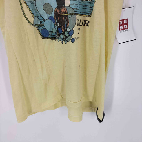 70S バンドTシャツ 1977 yes going for the one tour シングルステッチ メンズ