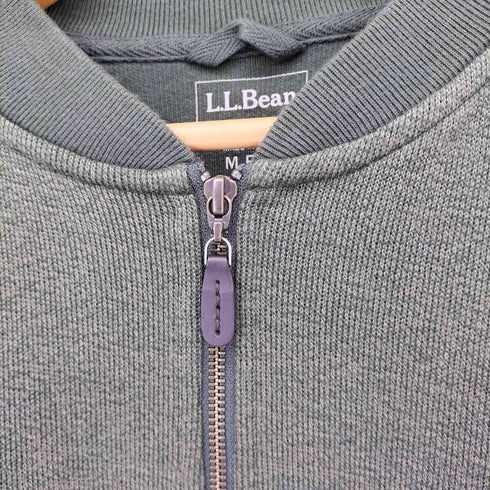 エルエルビーン L.L.Bean エルボーパッチ ジップアップニット メンズ M