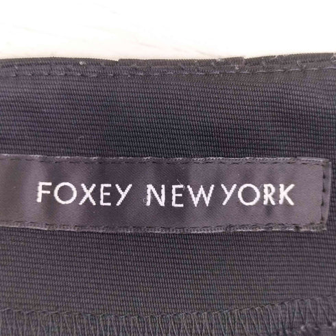 フォクシーニューヨーク FOXEY NEW YORK 膝丈 タックスカート レディース 40