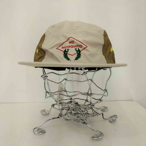 NO MOSQUITO CAP 白夜 / HAKUCHU - BEIGE x BROWN メンズ FREE