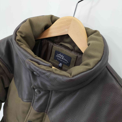 エルエルビーン L.L.Bean レザー切替 ギルフォードジャケット メンズ M