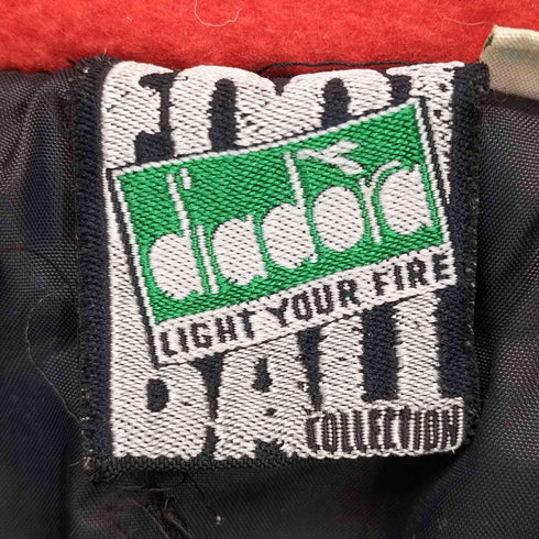 ディアドラ DIADORA 80~90S ロゴ刺繍中綿ハーフコート メンズ JPN:XXL